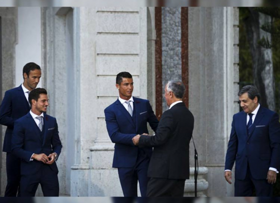 Cristiano Ronaldo and team acclaimed by Portugal’s President