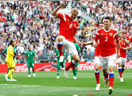 Russia 5 - 0 Saudi Arabia: Russia gets a dream start