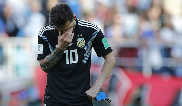 Messi’s wastefulness in front of goal inspires Iceland to earn a point against Argentina