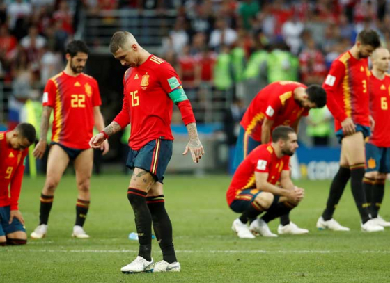 Spain’s world cup dreams come crashing down in Russia