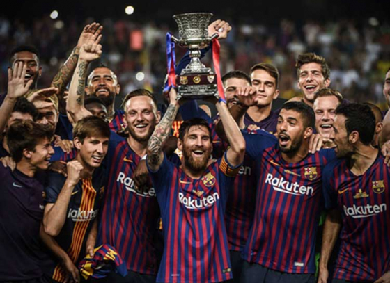 Barcelona lift Spanish Super Cup in Tangier