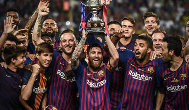 Barcelona lift Spanish Super Cup in Tangier