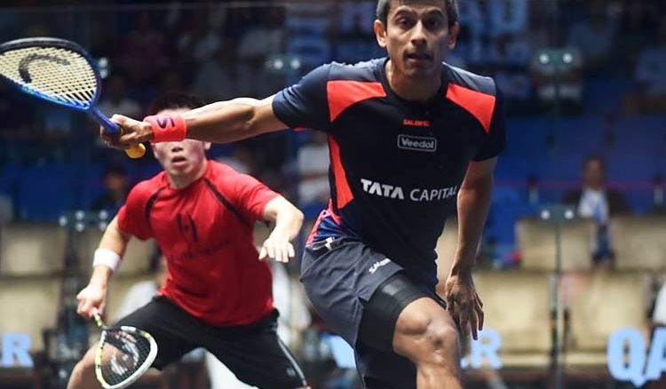 Saurav GhosalIn The Third Round Of Qatar Classic