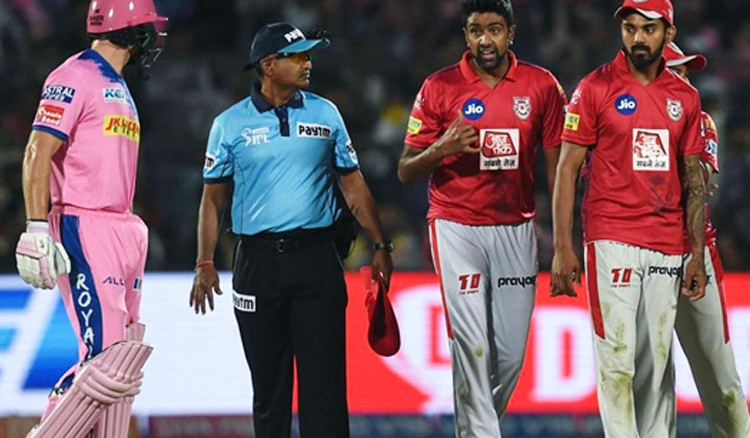 Ravichandran Ashwin ‘mankaded’ Jos Buttler in IPL 2019