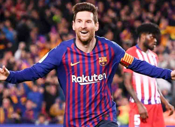 Messi Ends at Top for 3rd Time