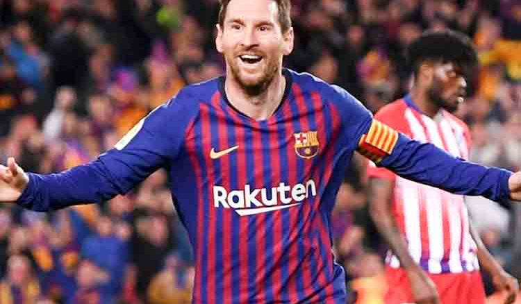 Messi Ends at Top for 3rd Time