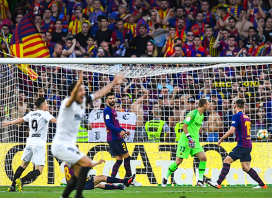 Valencia Tamed Wounded Barcelona in Copa del Rey