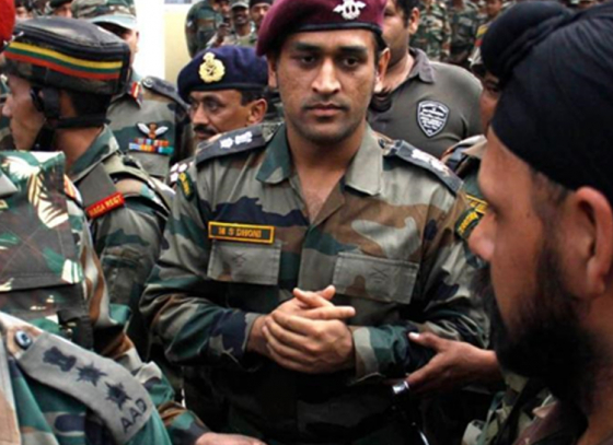 Dhoni to serve in Kashmir