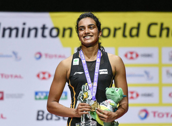 PV Sindhu Crowned with Gold