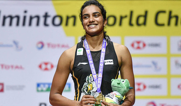 PV Sindhu Crowned with Gold