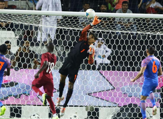 Qatar Restricted by India’s-Wall Sandhu