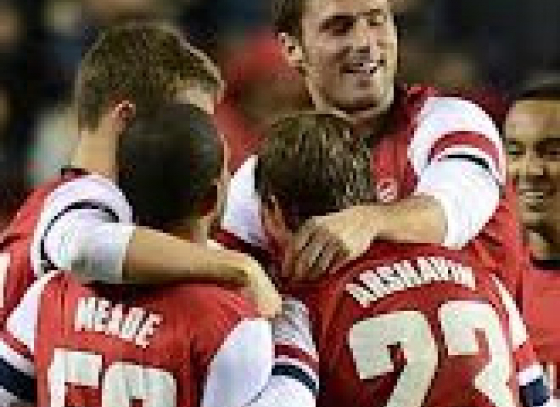 Arsenal scores a winner against Reading even after 4-0 down