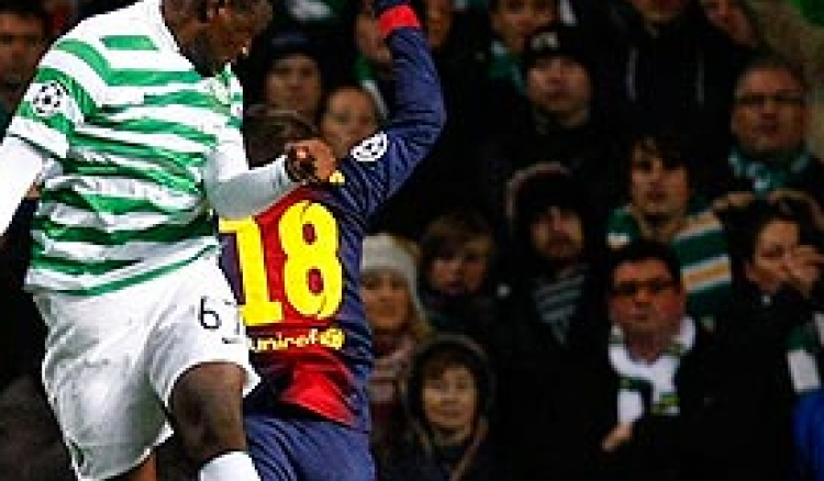 Celtic beats Barcelona, forces it out of Champions League last 16