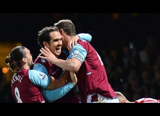 West Ham draws 1-1 with Stoke City in their Premier League tie