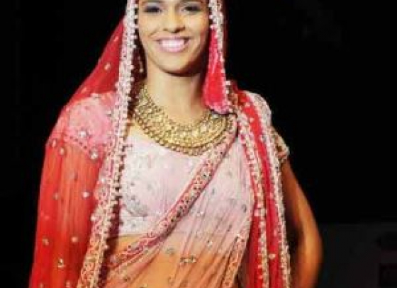 Saina Nehwal will walk the ramp on the eve of Indian Open. Diverse indeed!