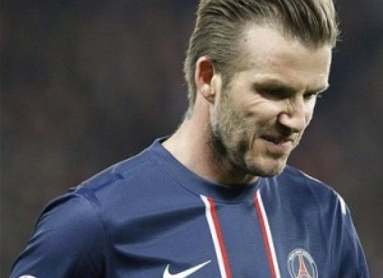 David Beckham was not included in PSG to play the last match at Lorient due to retirement