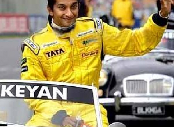 AutoGP series: Narain Karthikeyan relished victory in the fourth round at the Silverstone circuit