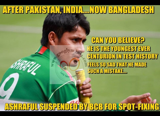 After Pakistan and India, now its Bangladeshi player falling for Spot Fixing