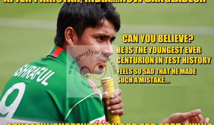 After Pakistan and India, now its Bangladeshi player falling for Spot Fixing