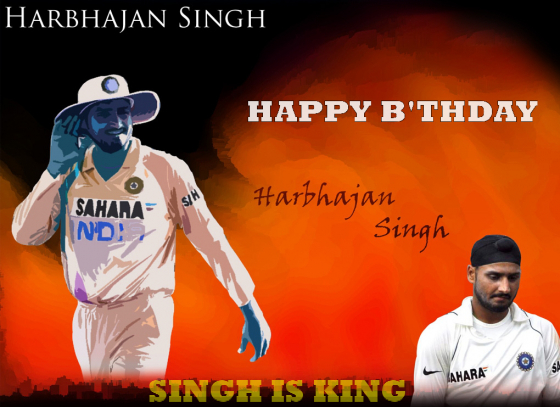 Happy B'thday Harbhajan Singh