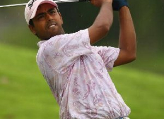 Anirban Lahiri led by five-strokes at the PGTI Eagleburg Open