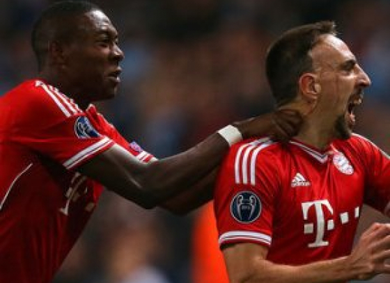 Robben steered Bayern to outclass Manchester City by 3-1