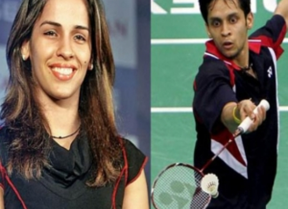 Saina Nehwal and Parupalli Kashyap marched into the 2nd round of the Denmark Super Series Premier