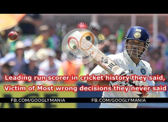 Unlucky Sachin Tendulkar - Victims of Most Wrong Decisions