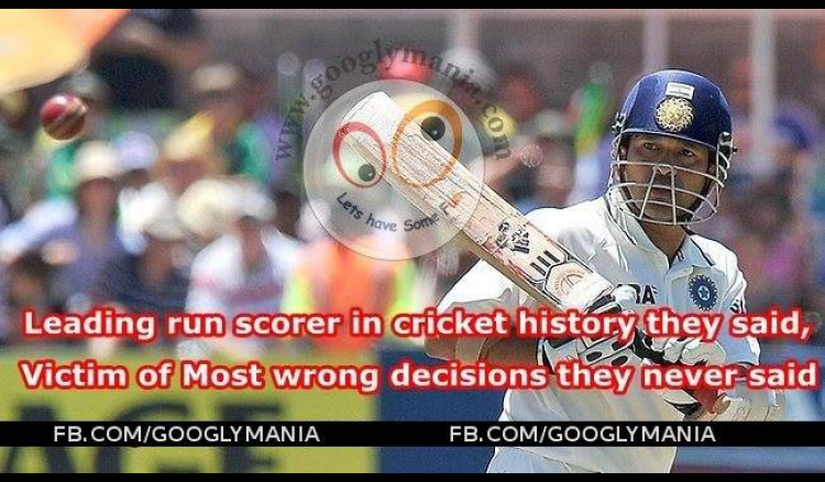 Unlucky Sachin Tendulkar - Victims of Most Wrong Decisions