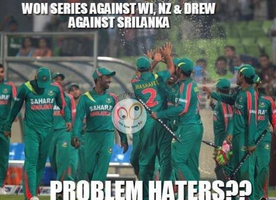 Bangladesh Cricket Team trolling haters by winning