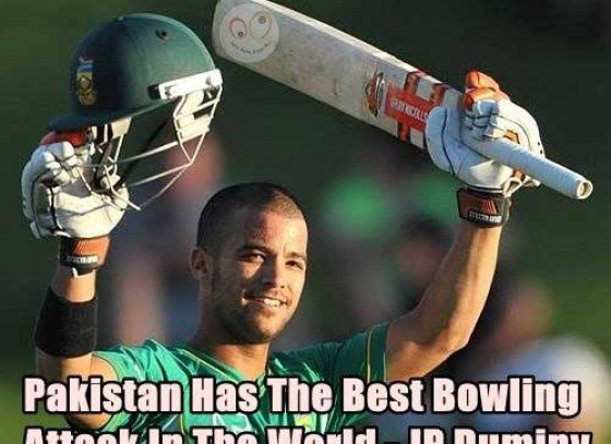 Pakistan is best bowling unit feels JP Duminy