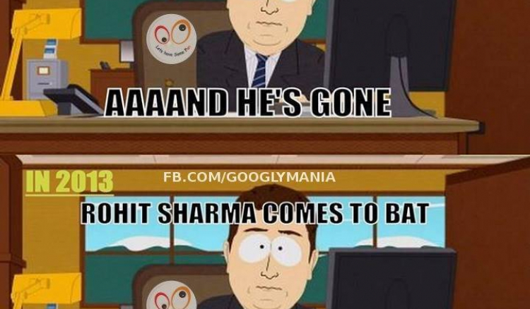 Rohit Sharma - what a change from Maggie Man to Hit Man