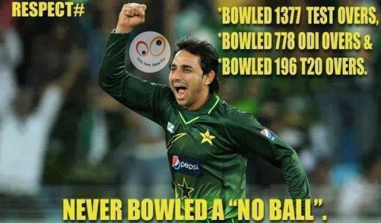 Saeed Ajmal Never Bowled a No Ball