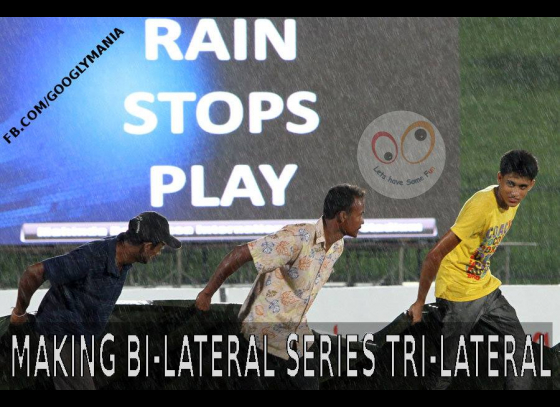 Rain Spoiled 1st ODI between Sri Lanka and New Zealand