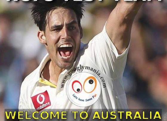 Mitchell Johnson (57 / 4) destroyed England with fiery pace spell