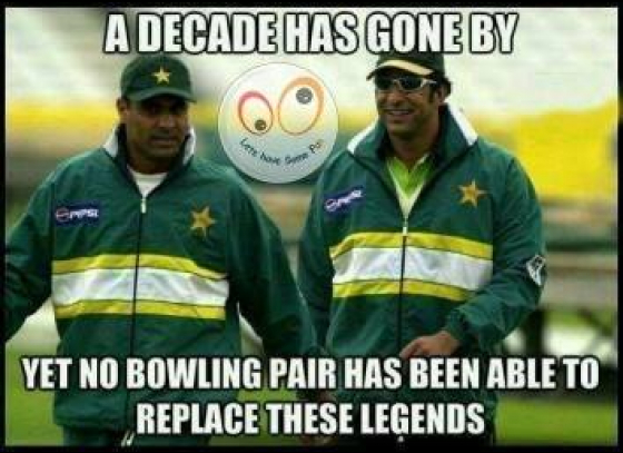 Irreplaceable deadly duo Wasim Akram & Waqar Younis