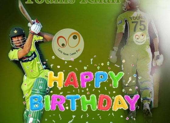 Happy B'thday Younis Khan