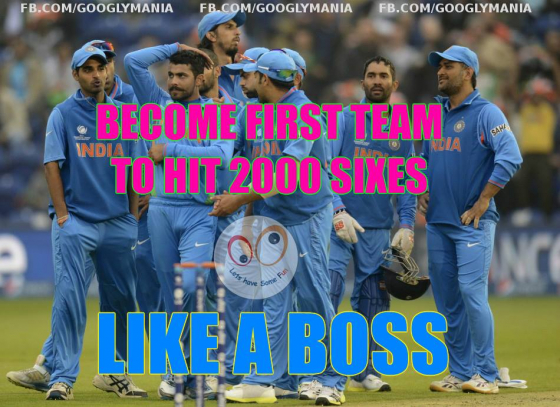 Indian Cricket Team becomes first team to hit 2000 sixes in ODI