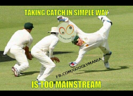 Wonderful catch by haddin