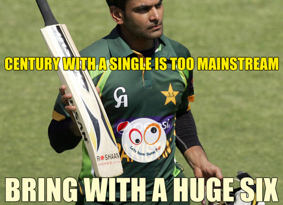 Mohammad Hafeez Scored a Quick Fired Century