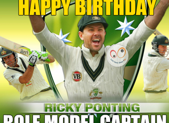 Happy Birthday Ricky Ponting