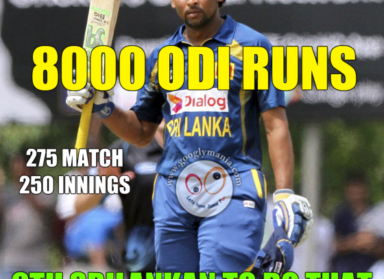 Dilshan completes 8000 ODI runs, enter elite group