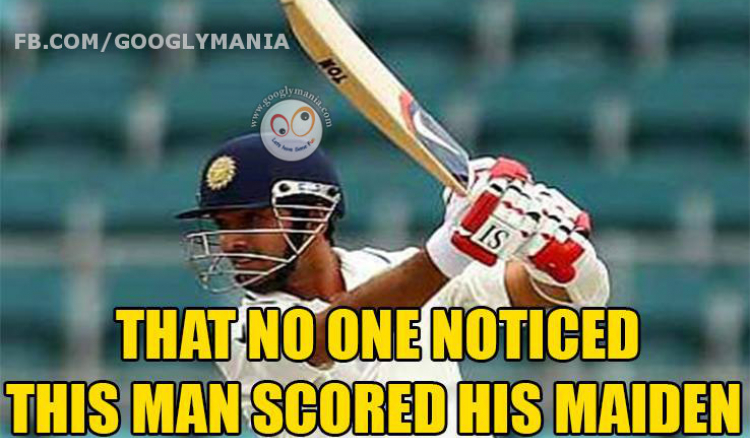 Ajinkya Rahane Scored his maiden fifty in test Cricket