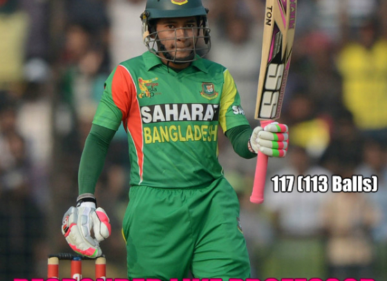 Mushfiqur Rahim Scored his 2nd ODI ton