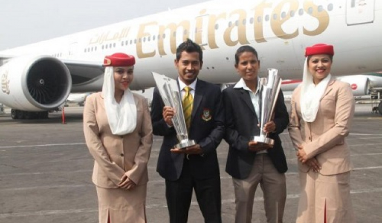 T20 World Cup 2014 Trophies Arrive in Bangladesh