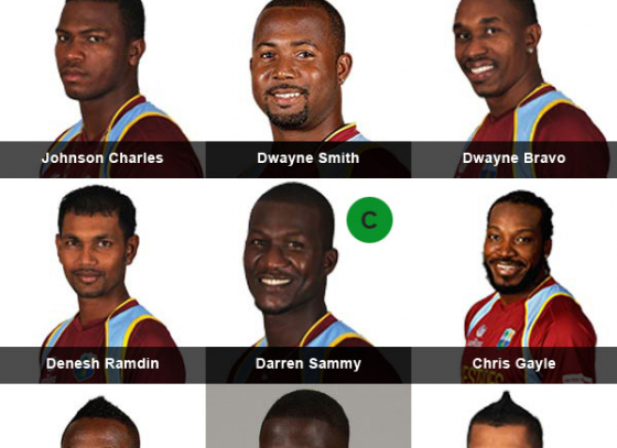 West Indies Final Team for T20 World Cup 2014