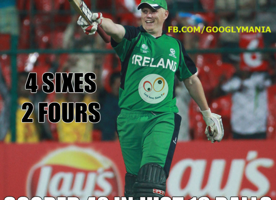 Exceptional Innings from Kevin O'Brien