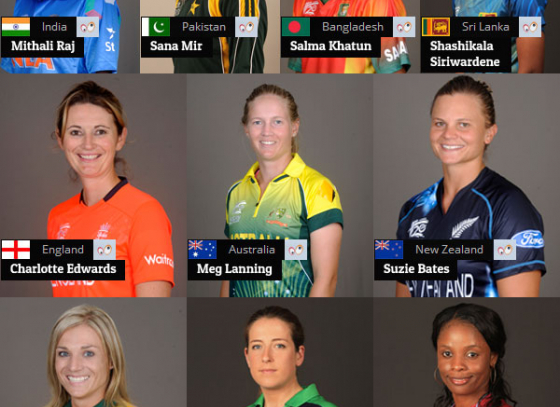 T20 World Cup 2014, Leading womens of world cricket