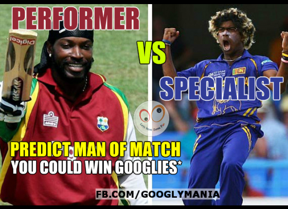 Predict Man of Match, Sri Lanka Vs West Indies