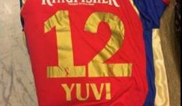 Yuvraj Singh New Jersey for IPL